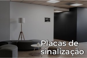 Placas de sinalização